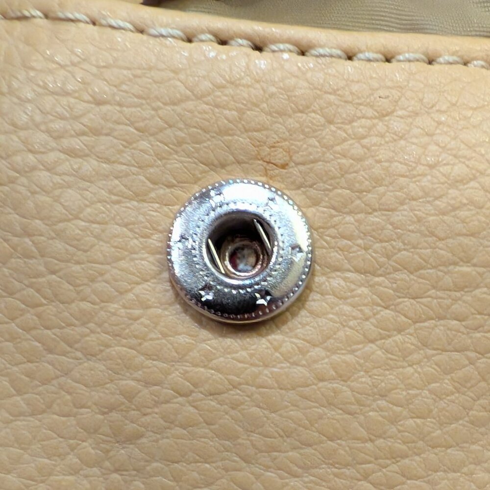 Nine West Tan Wristlet Flip Phone and ID Holder, Used - Picture 8 of 13